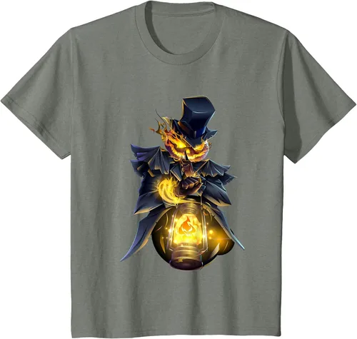 Vista 14 de Halloween Pumpkin Scary Jack O Lantern Boy Girl Men Women T-Shirt Negro