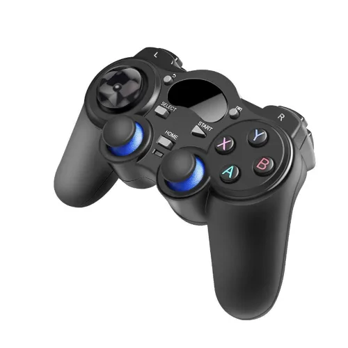 Vista 3 de USB Wireless Gaming Controller Gamepad for PCLaptop Computer(Windows XP7810) & PS3 & Android & Steam - Black (black)