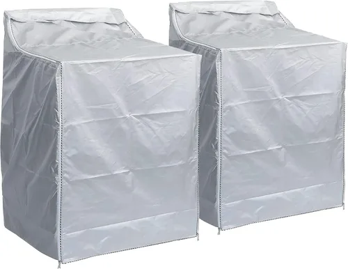 Vista 7 de BlueStars 2 PCS Fundas para Lavadora de Carga Superior - Protección Exterior Premium para la Mayoría de Fundas de Lavadora y Secadora - A29" x P28
