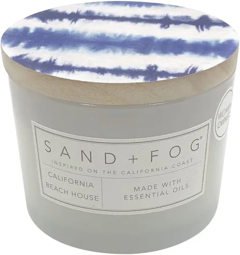 Vista 68 de Sand + Fog Vela perfumada - Chai – Aromas adicionales y tamaños – Mecha 100% de algodón sin plomo - Velas de lujo en frasco para refrescar el aire