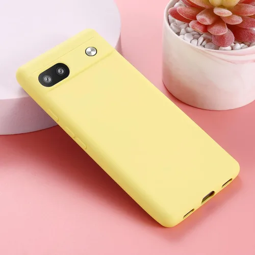 Vista 2 de Compatible con Google Pixel 6a 5G 2022 Funda trasera de silicona delgada a prueba de golpes, cubierta de cuerpo completo, funda delgada para Google