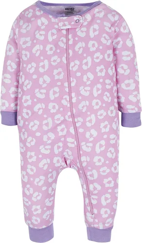 Vista 5 de Onesies Brand Pijama de algodón de una pieza de ajuste cómodo para niñas