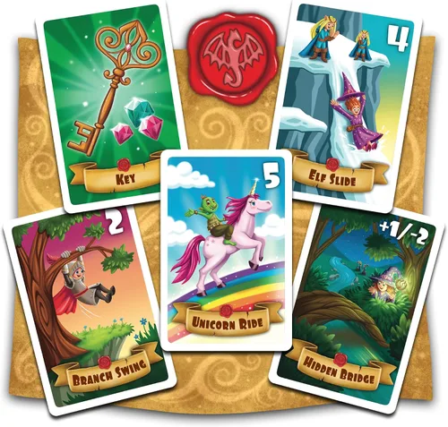 Vista 4 de Mi Primer Juego de Mesa de Aventura de Dragones - Los Niños Salvan el Reino, Juego de Aventura de Fantasía para Principiantes para Niños de 5+