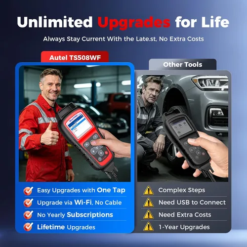 Vista 6 de Autel TS601 MaxiTPMS TPMS Herramienta profesional con OBD ll