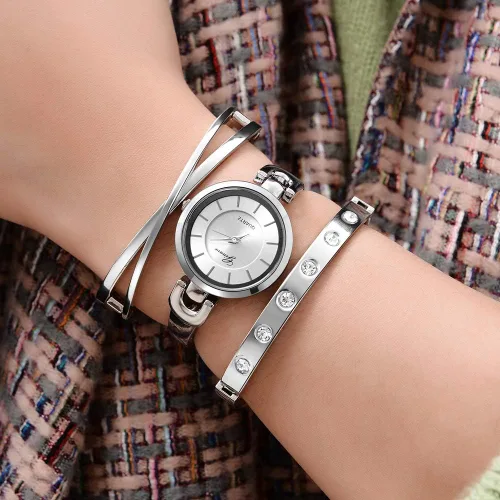 Vista 4 de Weicam - Reloj de pulsera para mujer, diseño de cuarzo analógico