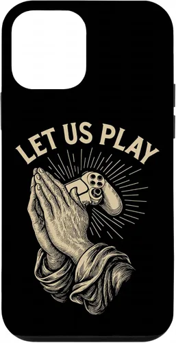 Vista 16 de Funny Gamer Prayer Pun Video Game Controller Retro Gaming Case for iPhone 16