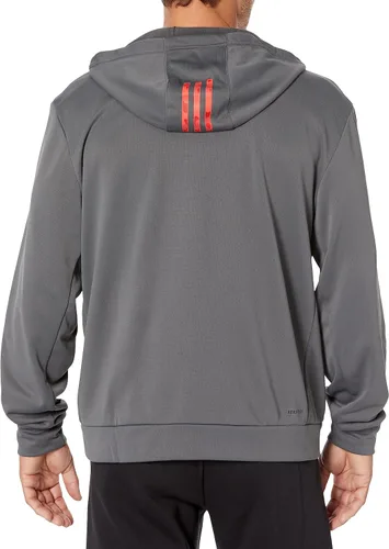 Vista 2 de adidas Chaqueta con cremallera completa tejida de temporada para hombre Training Essentials