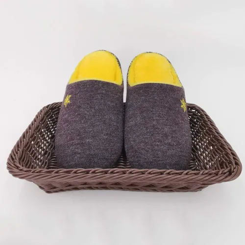 Vista 2 de ofoot Pantuflas de casa de espuma viscoelástica de algodón lavable para mujer, para el hogar, para interiores, para dormitorio, ligeras