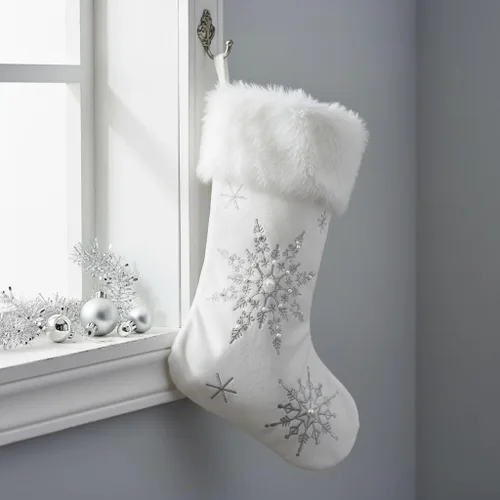 Vista 5 de Colección de calcetas navideñas alegres de Comfy Hour (bordado de terciopelo suave)