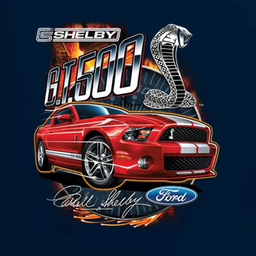 Vista 8 de Wild Bobby Shelby GT500 Cobra - Sudadera con capucha con diseño oficial de Ford Motors Cars and Trucks