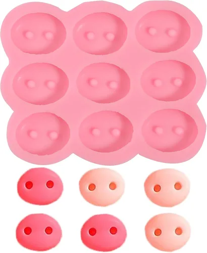 Vista 10 de 1 molde para fondant de accesorios de ojo de castor, lindo molde de silicona de chocolate para ojos, para decoración de pasteles de fiesta