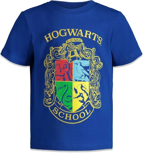 Vista 5 de Harry Potter Paquete de 3 camisetas sin botones para niños pequeños y grandes