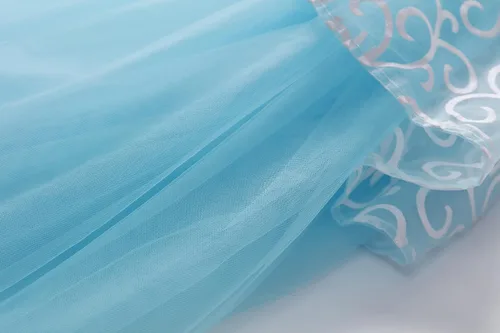 Vista 7 de Princess Costume Cinderella Dresses for Girls Blue Dress Up Clothes Accessories for Toddler Girls Fancy Dress Birthday Party