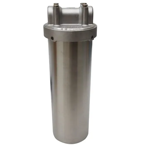 Vista 12 de INTBUYING Carcasa de filtro de agua resistente para toda la casa, purificación de agua de acero inoxidable 304, filtro de 10 pulgadas, entrada