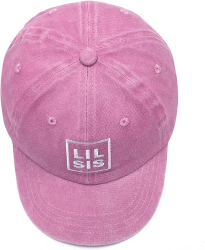 Vista 5 de Vintage Cotton Hats for Men Women Adjustable Baseball Cap Hermana grande