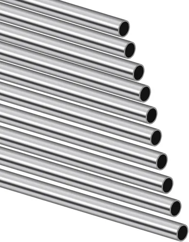 Vista 9 de Eoiips Tubo de Acero Inoxidable 304 de 1" OD, Tubería Sin Costura de Acero Inoxidable 304 Engrosada Tubo de Metal Redondo, Tubo Recto de Metal