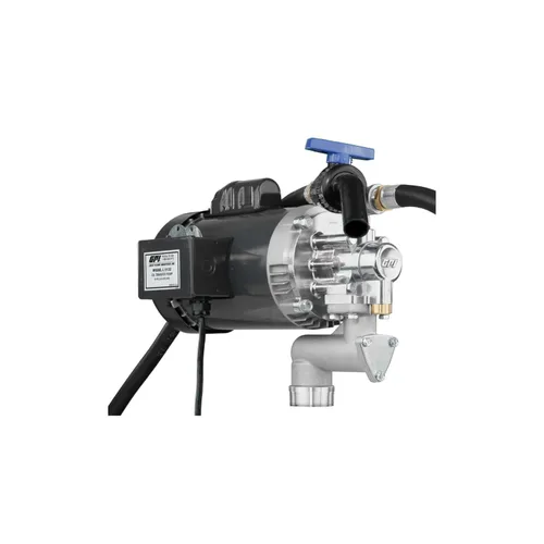 Vista 3 de GPI - Bomba de transferencia de aceite de servicio pesado L5132 para fluidos de alta viscosidad, 32 QPM/8 GPM, 115/230 voltios CA (142100-02)