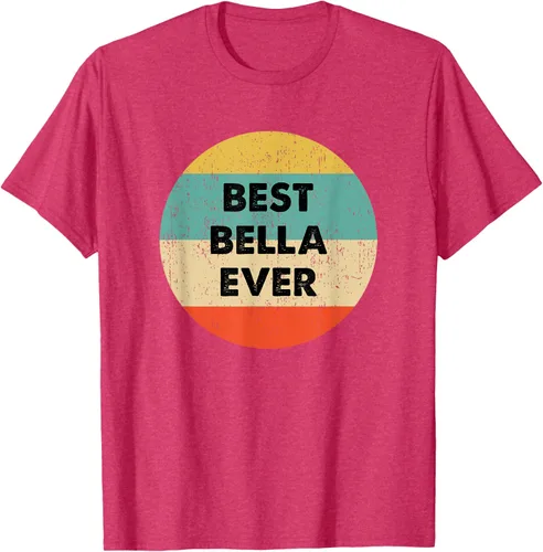 Vista 32 de Bella Name - Camiseta, Negro, S