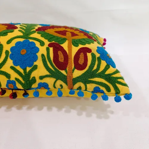 Vista 4 de Trade Star - Funda de almohada 100 % de algodón, hecha a mano, elegante funda de cojín de primavera para decoración del hogar, otoño, fundas