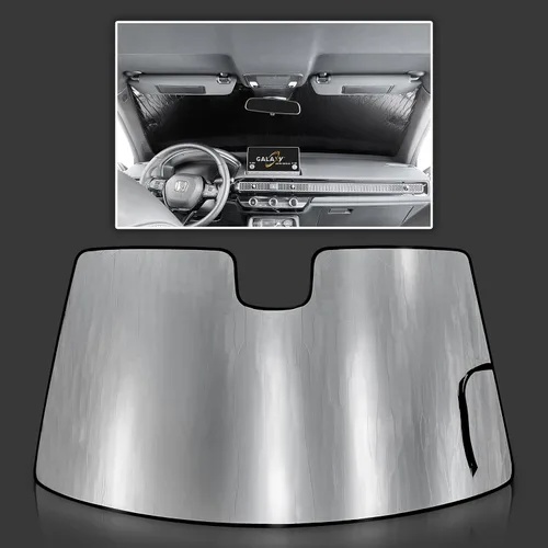 Vista 12 de Galaxy Auto Shield Parasoles de ventana lateral frontal de ajuste personalizado (2 piezas) para Honda Civic Sedan 2022, 2023, 2024 2025, parasol