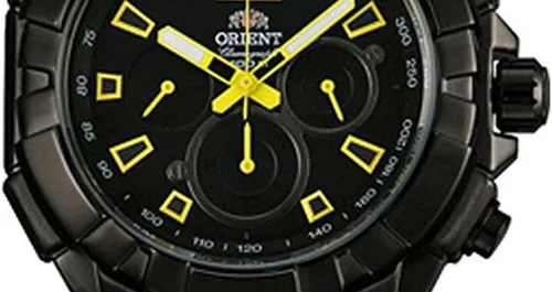 Vista 6 de Orient FTV00007B0 - Reloj cronógrafo de cuarzo con correa de acero inoxidable para hombre