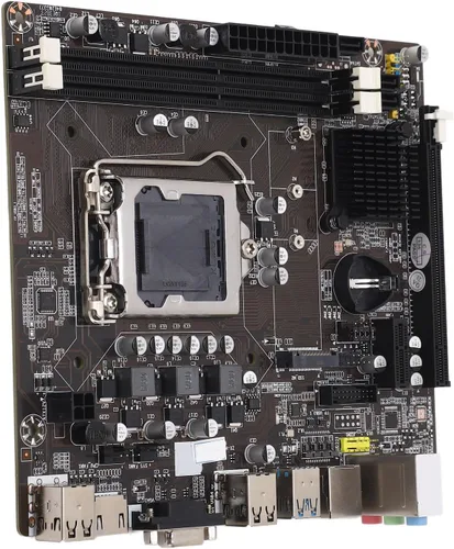 Vista 2 de Placa base compacta B75M M-ATX, soporte para Corei7, i5, i3 (LGA1155), DDR3x2, canal ALC6625.1, VGA, interfaz multimedia HD, PCI E1Xx1, pin COM x1