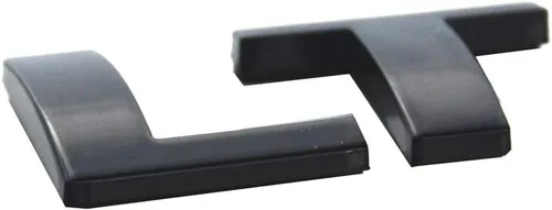 Vista 2 de Aimoll 1x Placa de Repuesto para Letra LT de Plástico, Emblema 3D Chevrolet Cruze Silverado (Negro)