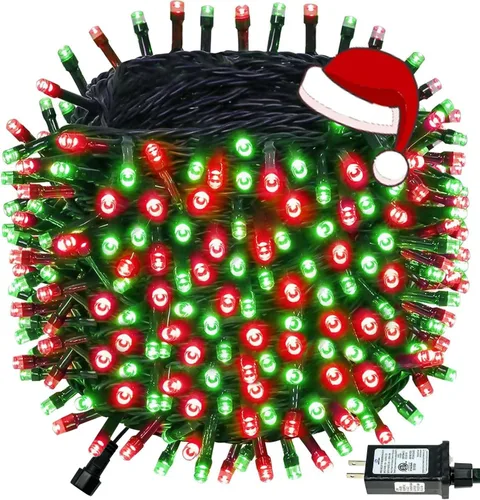 Vista 20 de Cadena de luces de Navidad conectables de 42 pies con 100 luces LED