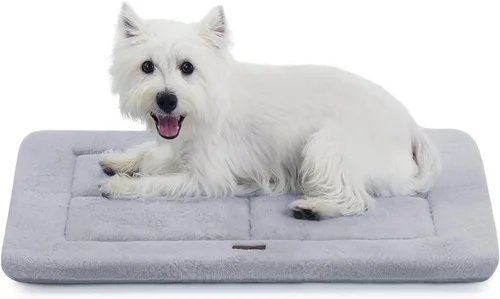 Vista 34 de Made4Pets Cojín Cama para Jaula de Perros Medianos y Grandes, Lavable y Reversible, Tapete Antideslizante para Perrera para un Sueño Acogedor, Cama