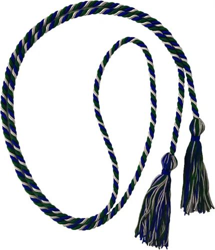 Vista 13 de Cordón de honor de graduación para graduaciones universitarias, escuela secundaria y más duradero y brillante (oro antiguo) - Paquete de 10