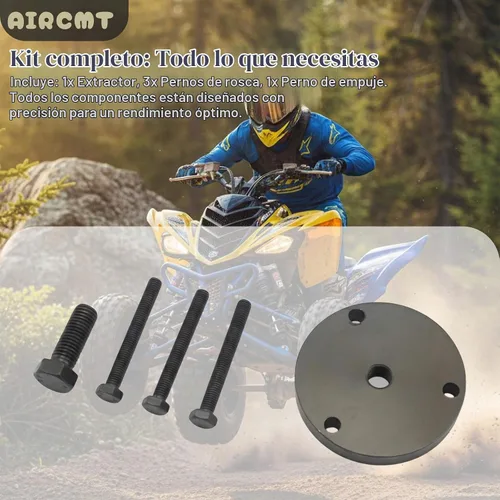 Vista 4 de Herramientas extractoras de volante de embrague de arranque compatibles con Yamaha Raptor 660 660R YFM660R 2001-2005