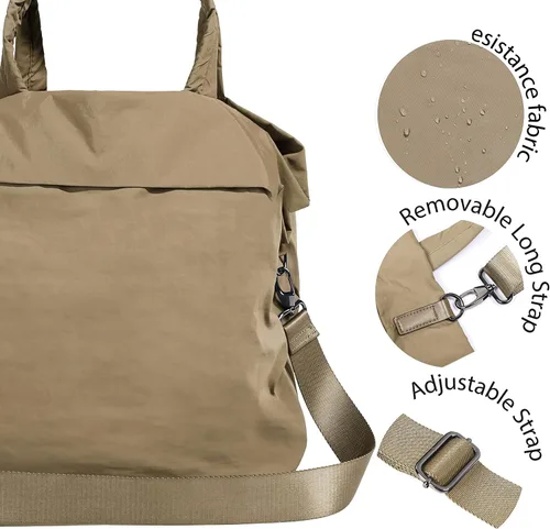 Vista 5 de ODODOS Bolsos Hobo Multi 20 con 2 correas para mujer bolsos de mano bolsos cruzados