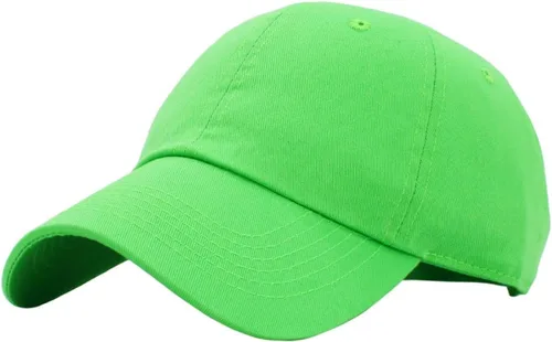Vista 33 de KBETHOS Gorra de béisbol clásica unisex de algodón ajustable con corona baja - Sombrero liso para papá negro (1 unidad)