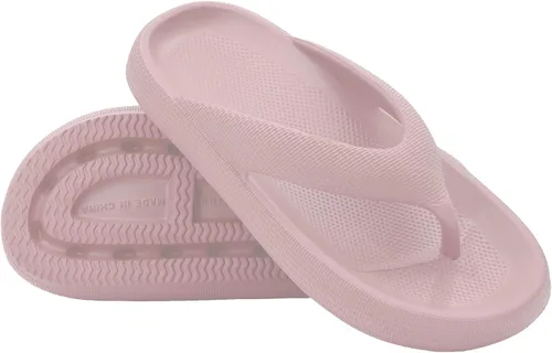 Vista 4 de Flops for Women Men Pillow Soft Slides Sandals Cushion Beach Flip Flops EVA Comfy Bath Spa Walking Sandals