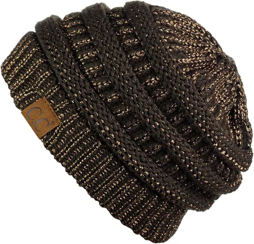 Vista 107 de C.C Trendy Warm Chunky Soft Stretch Cable Knit Beanie