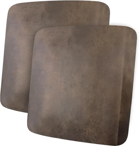 Vista 84 de ANARACHON Fundas de cojín de sofá con aspecto de cuero, juego de fundas de asiento de sofá, protector de muebles para sillón seccional, sofá biplaza