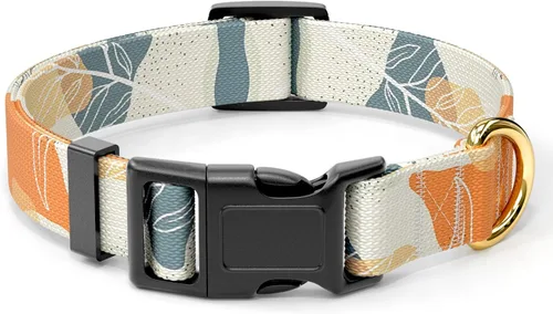 Vista 13 de Rnivvi Collar para perros pequeños, bonito collar resistente y ajustable para cachorros con hebilla de liberación rápida para machos, hembras