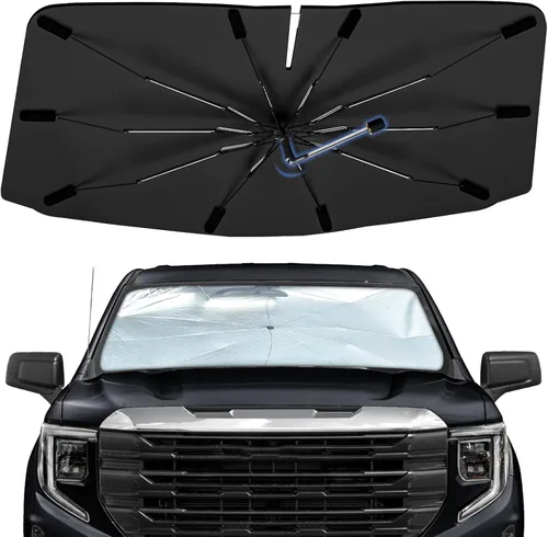 Vista 90 de Sombrilla Parasol para Parabrisas para Mazda 3 2014-2026, Parasol Plegable para Coche para Ventana Delantera, Visera Protectora Solar Altamente