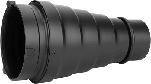 Vista 6 de Metal cónico Snoot con rejilla de panal Kit de filtro de haz de luz Tubo Bowens Mount Filter para Studio Strobe Flash