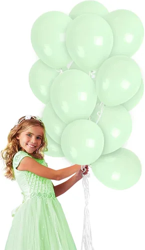 Vista 9 de Treasures Gifted Globos rosa pálido, globos rosa pastel, globos rosa rubor, globos rosa mate, globos rosa bebé de 12 pulgadas, globos rosas grandes