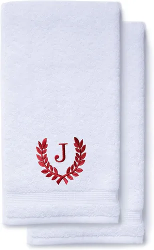 Vista 110 de Toallas de mano decorativas y con monograma para baño, cocina, maquillaje Regalo personalizado para boda-nupcial Toalla turca de lujo