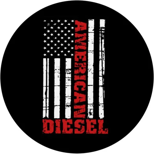 Vista 5 de Diesel Truck americano popsocket agarre y soporte para teléfonos y tabletas, Negro