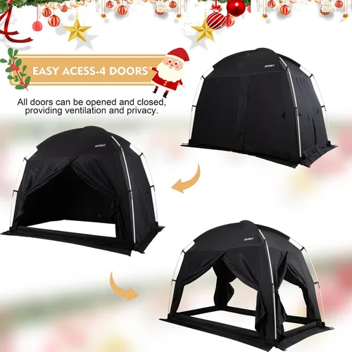 Vista 3 de Carpas de Cama con Dosel - Carpa de Ensueño Privada para Dormir Cómodamente en Interiores, Reductora de Luz y Transpirable, con Carpa de Cama