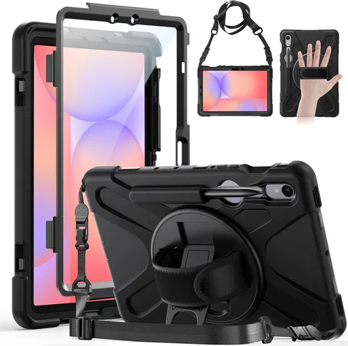 Vista 17 de Gerutek Funda para Samsung Galaxy Tab S6 Lite de 10.4 pulgadas 2024/2022/2020, funda protectora de cuerpo completo con protector de pantalla