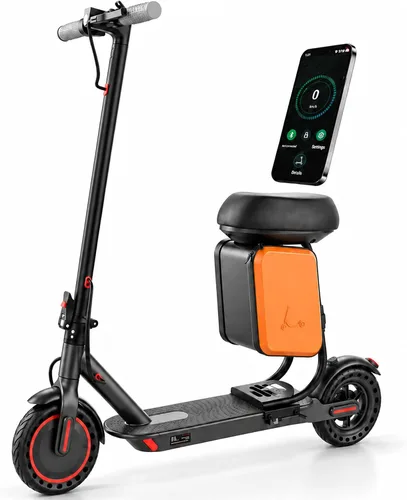 Vista 12 de Qlaway Electric Scooter for Adults, 350W/500W Motor, Up to 22 Miles Long Range, 8.5" /10" Solid Tires, 265 lbs Load Capacity, Foldable Commuting