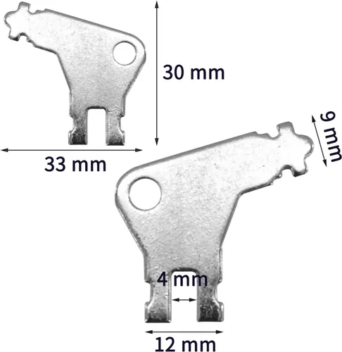 Vista 2 de Llave para dispensador de toallas de papel, 5 piezas, llave universal para dispensadores de toallas GP y dispensadores de papel higiénico