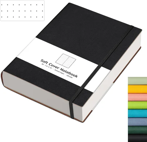 Vista 26 de AHGXG Cuaderno de papel cuadriculado - Cuaderno de papel de cuadrícula tamaño A4 grande 8.5''×11'', 320 páginas de diario grueso, papel cuadriculado