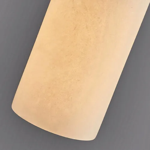 Vista 3 de Modernas lámparas colgantes de piedra natural, cilindro blanco con pantalla de mármol blanco con enchufes E14/E12, candelabros de cobre de altura