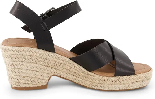 Vista 4 de CUSHIONAIRE Sandalias de cuña Robbie para mujer + espuma viscoelástica y anchos disponibles