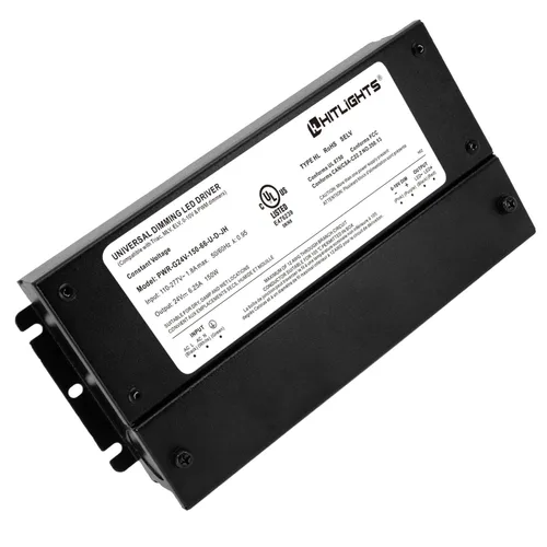 Vista 11 de HitLights Controlador LED regulable de 200 W, transformador electrónico, fuente de alimentación de 120 V CA a 12 V CC para tira de luz LED